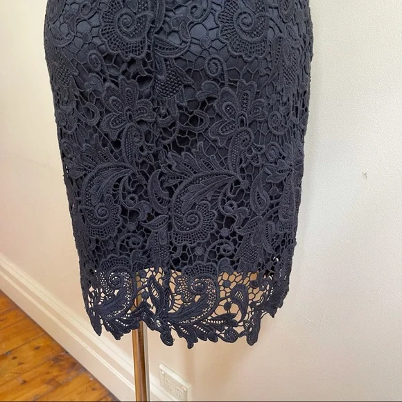 ZARA | Mini Lace Black Dress | Size M - Picture 6 of 9